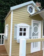 Painted Backyard Playset With Multiple Slides 2102 - Görsel 8